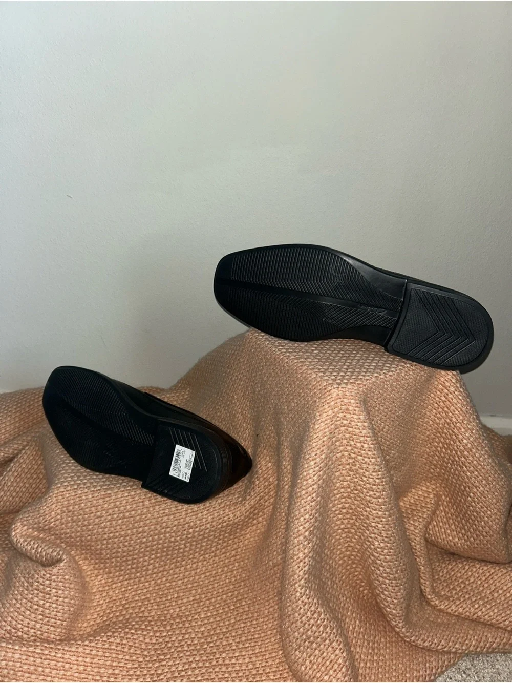 NEW Clarks Men's Cosgrove Free Black Leather Slip Ons Sz 10